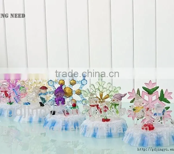 2015Dongguan Acrylic LED Color-changing Snowman and Snowflake photo-3