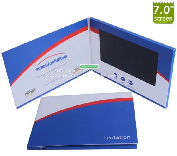 China Factory Supply Competitive Price 7 Inches Lcd Brochure Lcd Video Card For Business Promotion photo-4