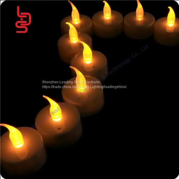 Air Control Blow on off Warm White Color Changing Cr2032 Operated Led Tea Light Wedding Decoration photo-2
