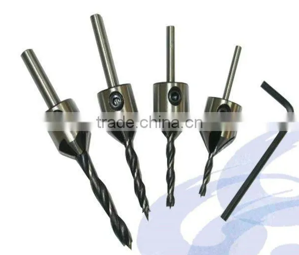 HSS Countersink Drill Bit Set With Hexkey for Woodworking Tools photo-2