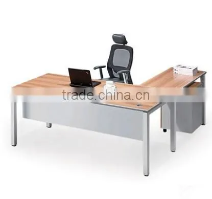 2015 Latest Simple Style Metal Frame Office Table Design photo-2