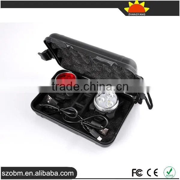 Bicycle Accessories USB Bicycle Led Light,front Tail Bike Light Kit photo-5