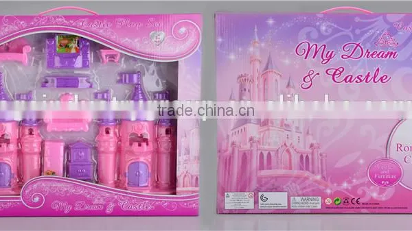 2016 New Fashion Kids Furniture Toy Plastic Castle Play Set photo-4