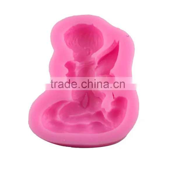 Baby's Wings Angel Boy Mould DIY Turn the Sugar Cake Mould the Silicone 1688 Agent photo-3