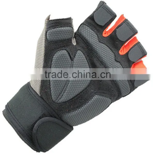 Weight Lifting Gym Gloves Workout Wrist Wrap Sports Exercise Training Fitness photo-2