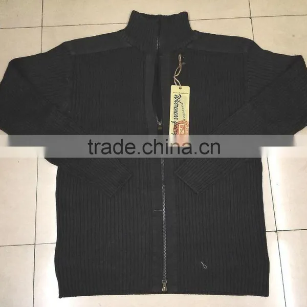Men Sweater Zipper Front OEM Factory in China