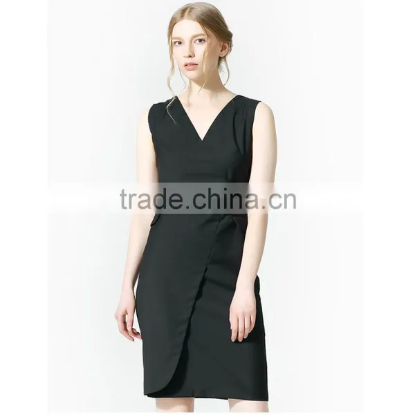 V-neck Elegant Sleeveless Summer Women's Dresses Sexy photo-6