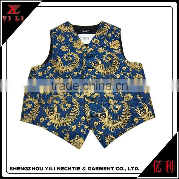 Multi Mens Paisley Waistcoat Woven Microfiber S-3XL Vest photo-3