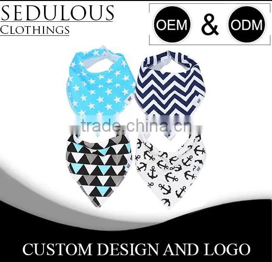 GOTS CERTIFIED ORGANIC COTTON BANDANA BABY BIBS FOR 0 TO 24MONTH BABY photo-3