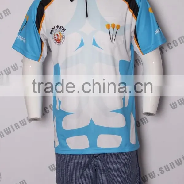 Promotion High Quality Dart Jerseys Dry Fit Sublimation Print Dart Shirts for Club photo-3