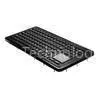 OEM / ODM Brushed Panlemount Metal Keyboard With Integrated OPTICAL Trackball
