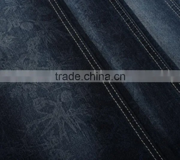 China Stocklot Cotton Poly Stretch Denim Fabric for Jeans Garments photo-5