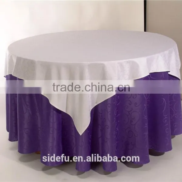 Customized Hotel Round Cheap Dining Table Cloth photo-3