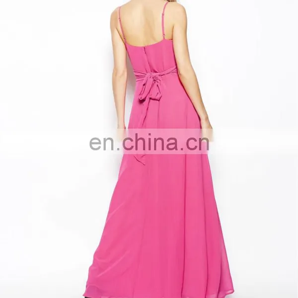 CHEFON Wrap Front Designer Maxi Dresses photo-4