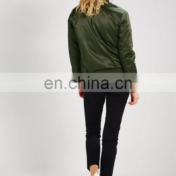Supreme Padding Women Army Green Military Jacket photo-3