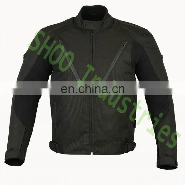 Hi Viz Cordura Waterproof Motorcycle Motorbike Racing Textile Jacket