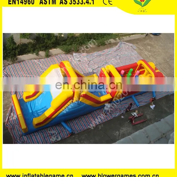 New Commercial Sport Theme Inflatable Obstacle Course With Pool photo-2