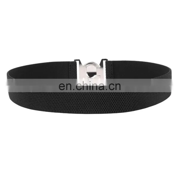 Grace Karin Women Ladies Girls Metal 1.5" Stretchy Elastic Waist Belt Waistband CL010486 photo-3