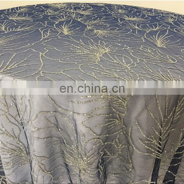 TC220A Wholesale Spanish Small Navy Blue Table Cloth Sizes photo-3