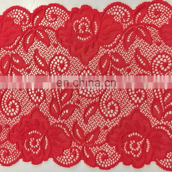 Warp Knitted Spandex Wide Laces Factory Direct Selling