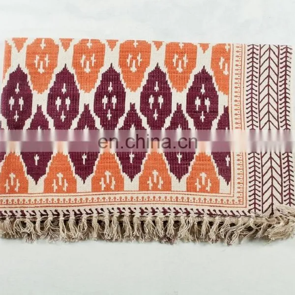 Decorative Modern Wool Hand Cotton for Living Room Area Rug photo-4