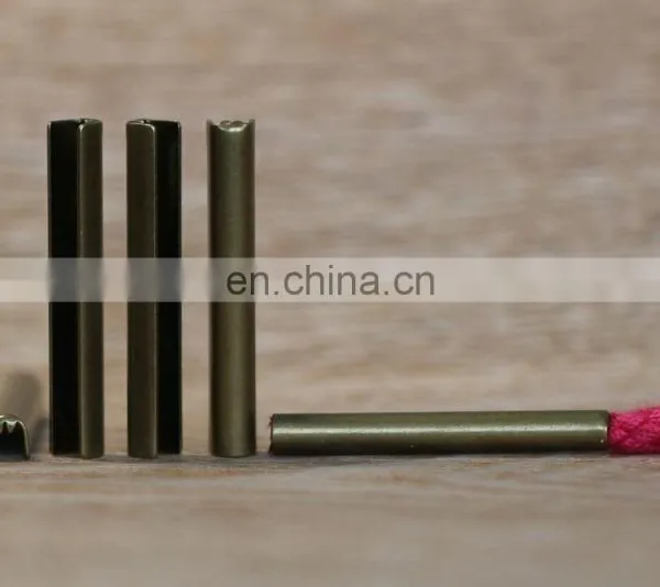Metal Crimp for Belt/ Metal Cord End for Shoelace/ Metal Shoelace Tips for Belt photo-5