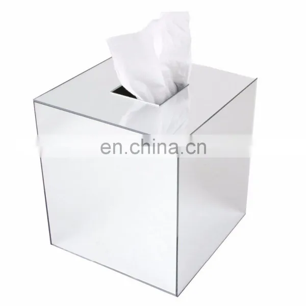Wholesales Cheap Sliver Tissue Paper Box Plastic Packaging photo-4