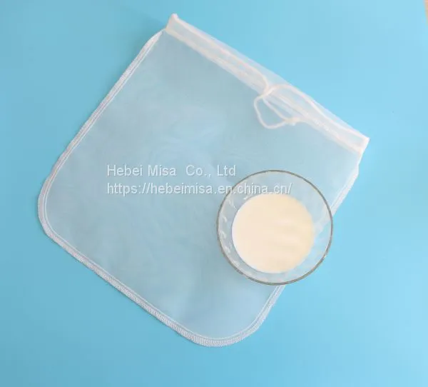 Food grade Nut milk bag with drawstring
