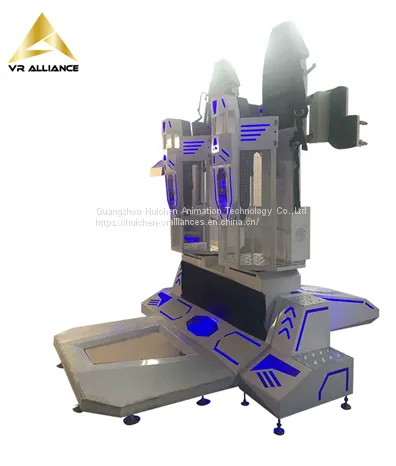 Exciting Double Seats Super Rocket Simulator 9D Virtual Reality VR Game Machine For Sale photo-2