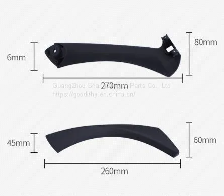 Inner Door Pull Handle Cover Trim Gray Beige Black Left Right For BMW 3 Series E90 E91 E92 316 318 320 325 328i photo-4