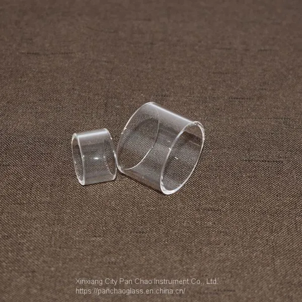 clear thin and small fused quartz glass tube for fiber optical