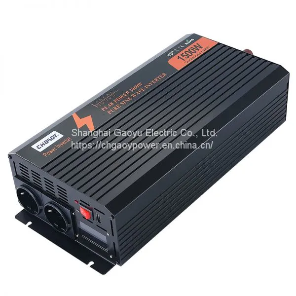 1500W 3000W Pure Sinus Voltage Converter 12V 230V Remote Control photo-4