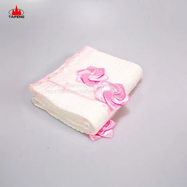 Customized Woven Baby Shawl and Blanket With Super Soft Feel photo-3