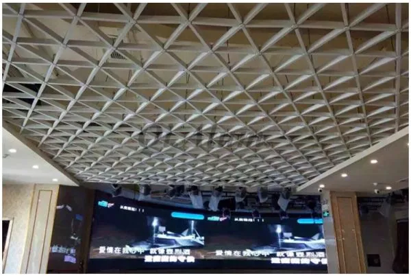 Clip in / Lay in Suspended Aluminum Alloy Ceiling Plafond Ceiling Tile Facade Panel photo-4