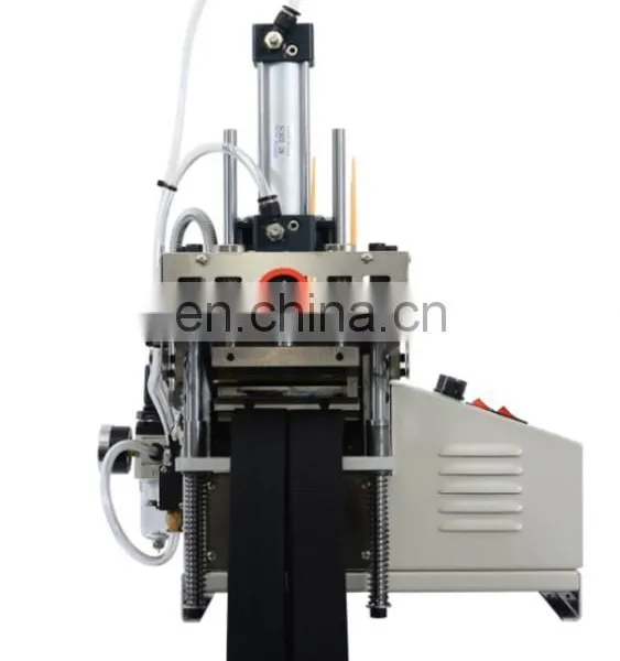 China Ready to Ship Automatic Hot Knife Blade Nylon Webbing Tape Ribbon Cutter Cutting Machine photo-5