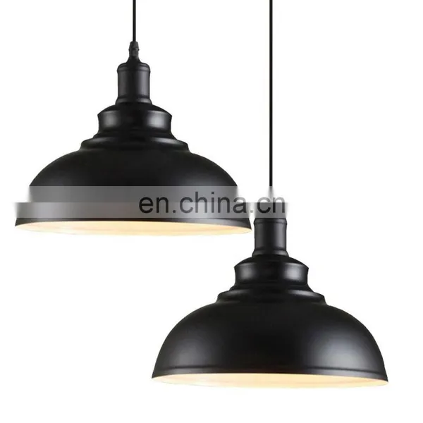 American Modern Home Decor Loft Retro Black Pendant Lamp Vintage Industrial Style Pendant Light photo-6