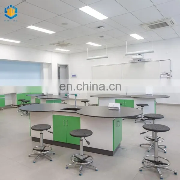 School Furniture Student Work Bench Steel Structure Phenolic Resin Worktop Work Table photo-3