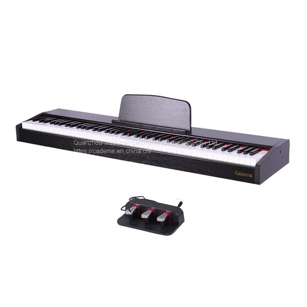 Made in China Wooden Portable Piano 88 Keys Heavy Hammer Digital Piano photo-4