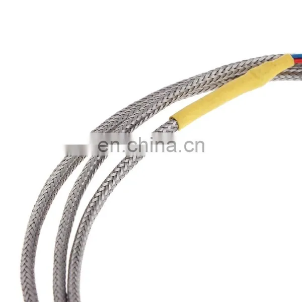 PT100 Probe Thermocouple 3 Wire M8 Thread, Temperature Sensor 0 - 400C Thermal Resistance 1M photo-3