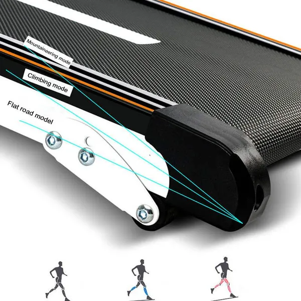 Portable Low Noise Fitness Sport Walking Pad Office Running Machine Treadmill photo-2
