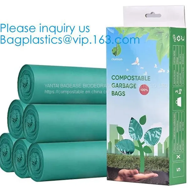 Compostable Recyclable Clear Poly Bags Custom Logo OPP Material Plastic Self Adhesive Seal Garbage Bag Bagease Bagplasti photo-4