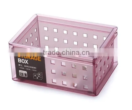 Hot Selling Plastic Desk Organizer Stationery Storage Basket Storage Box