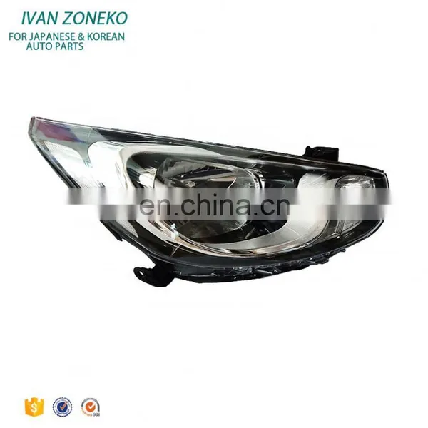 FOR ACCENT SOLARIS 2011 92102-4L000 RUSSIAN TYPE WITH MOTOR HEAD LAMP photo-3