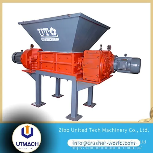 Double Shaft Shredder, Twin Rotor Shredding Machine photo-3