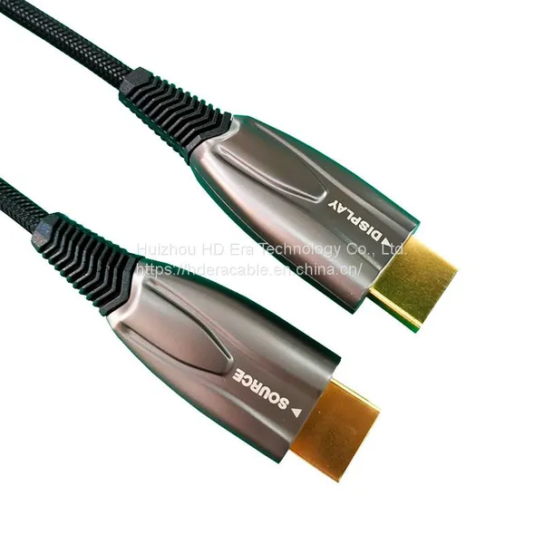 High Speed HDMI TO HDMI (Optical Fiber) Cable 24k Gold-plated HDMI Cable Wholesale Suppliers For IPod，HDTV photo-2