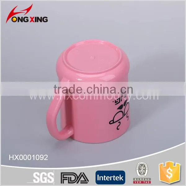 Plastic Funny Printed Red Coffee Cups With Handle photo-4
