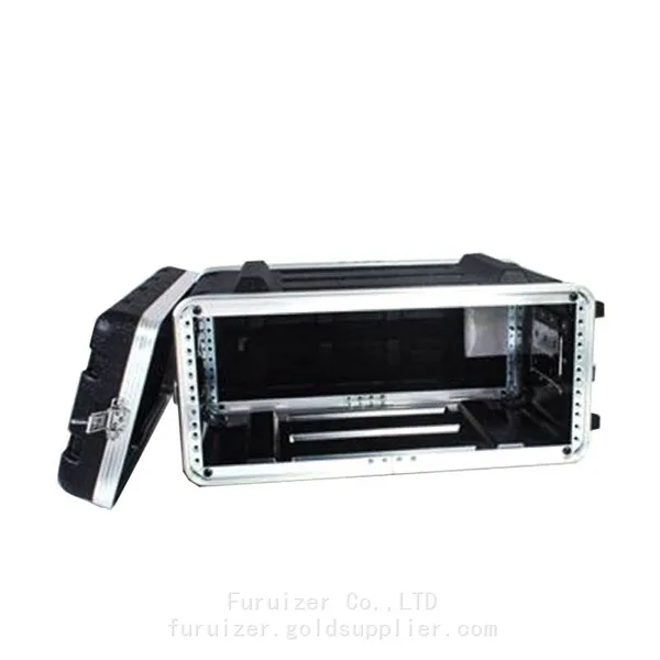 ABS-4UM 12”Light Weight Plastic Amplifier Aviation Case 4U AMP Flight Rack Case With 4 Twist Locks and 2 Carry Handles photo-4