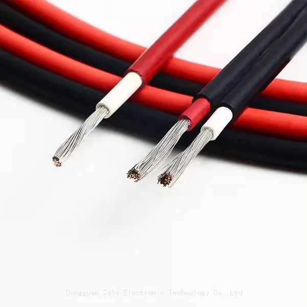 Solar Photovoltaic Cable Pv1f Twin 1500v 1000v Twin 4mm 6mm 10mm 16mm pv Solar Cable photo-2