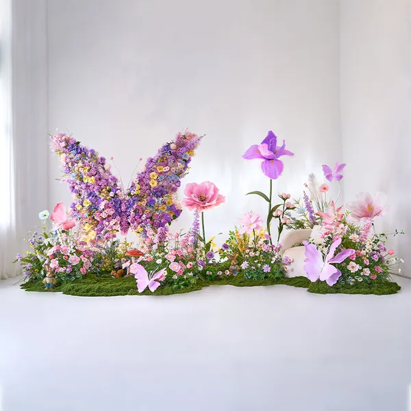 Modular Magnetic EVA Flower Panels - Quick-Change Commercial Floral Arrangements for Visual Merchandising in Chanel/Tiffany Style Stores