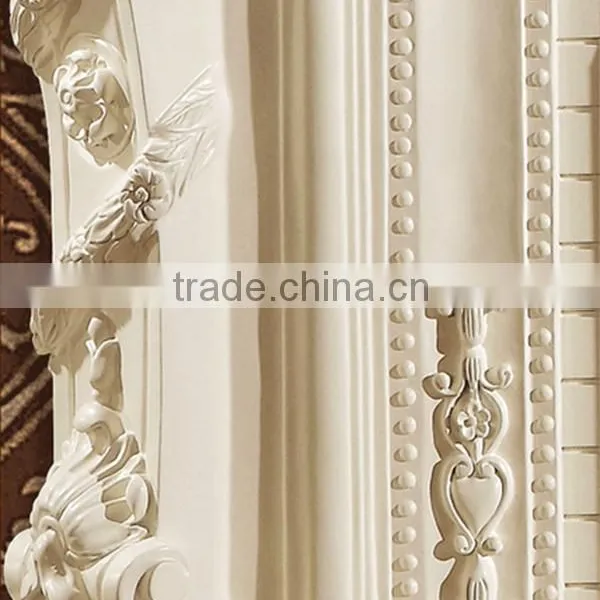 Western Stye Indoor Wite Marble Fireplaces photo-5